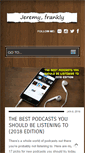 Mobile Screenshot of jeremyfrankly.com